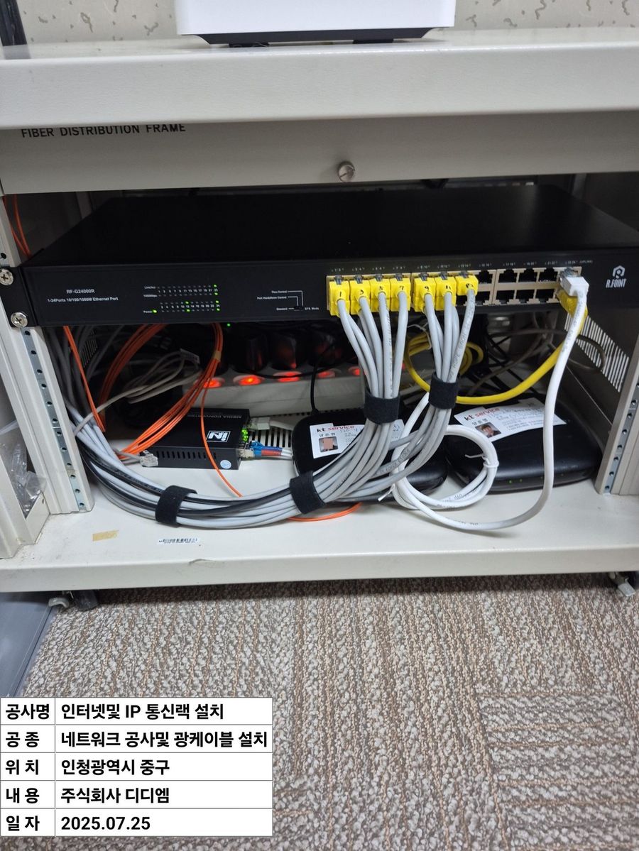 스위치 포트별 결선